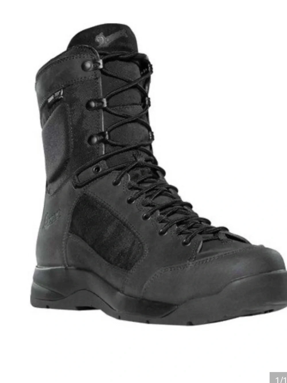 Danner Descender Men’s 8” Black Gore Tex Boots. SZ  10.5. Suede. Work Boots.